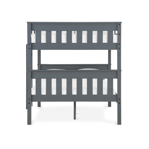 Harriet Bee Almedacheatham Full Over Full Solid Wood Standard Bunk Bed